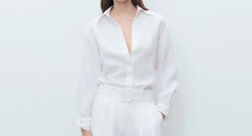 Camisa de lino oversize: la reina del verano