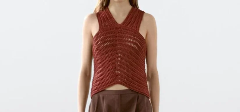 Top halter de crochet – 60 €