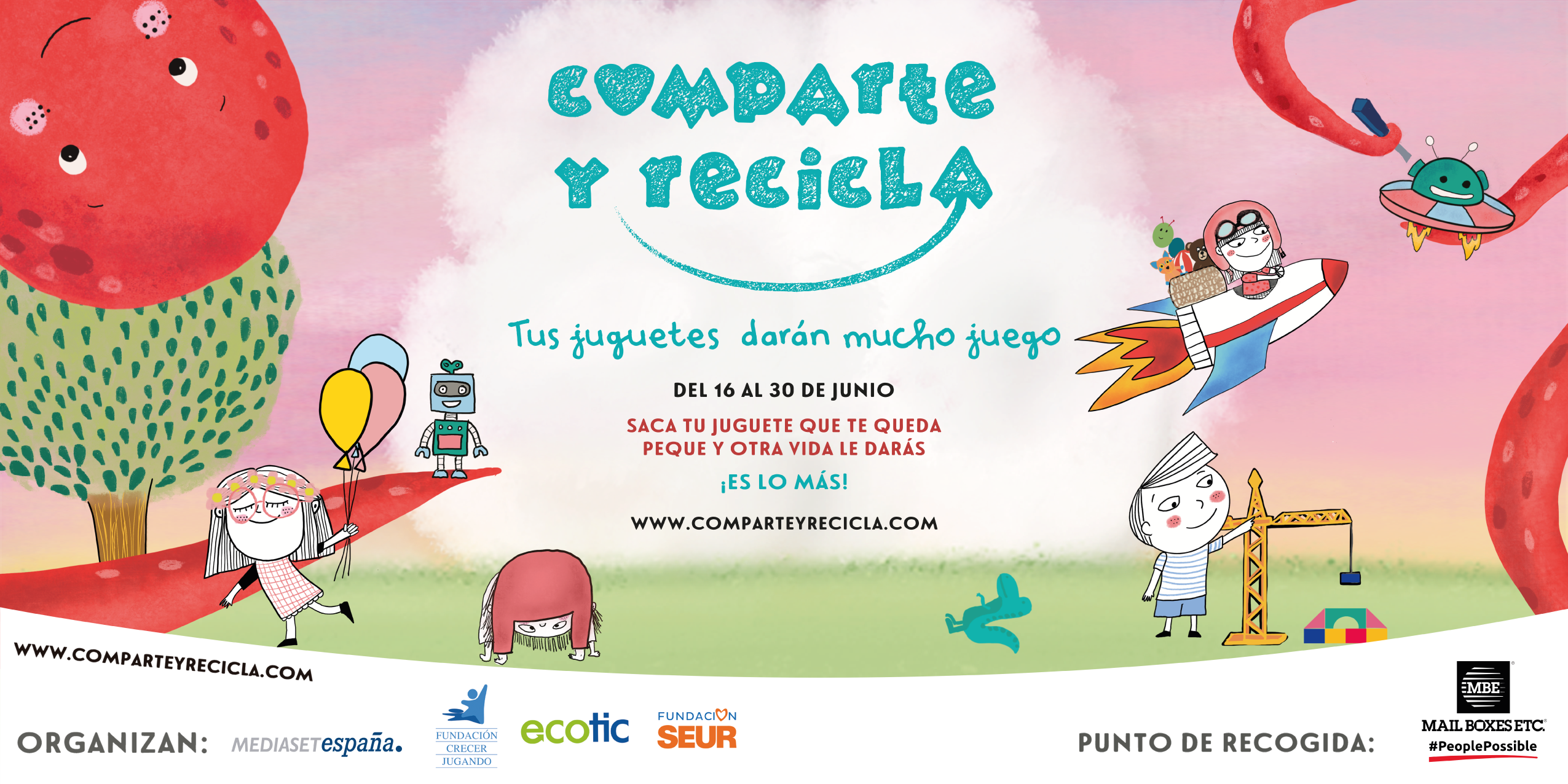 Mail Boxes Etc. refuerza su compromiso social colaborando un año más con la campaña ‘Comparte y Recicla’