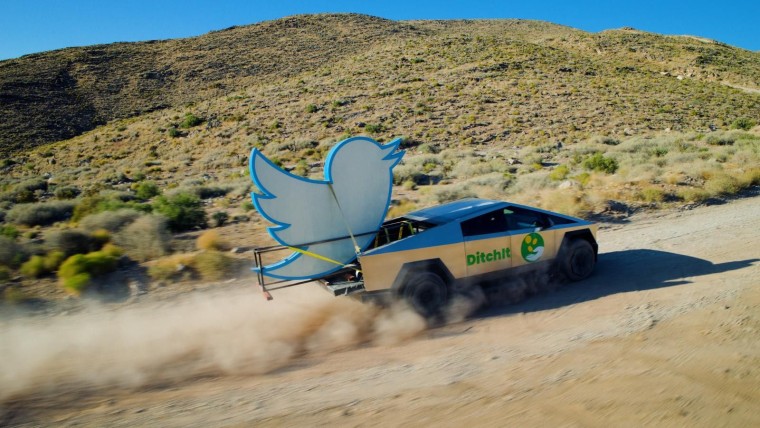 Ditchit hace estallar el icónico pájaro de Twitter para simbolizar el lanzamiento de su marketplace local