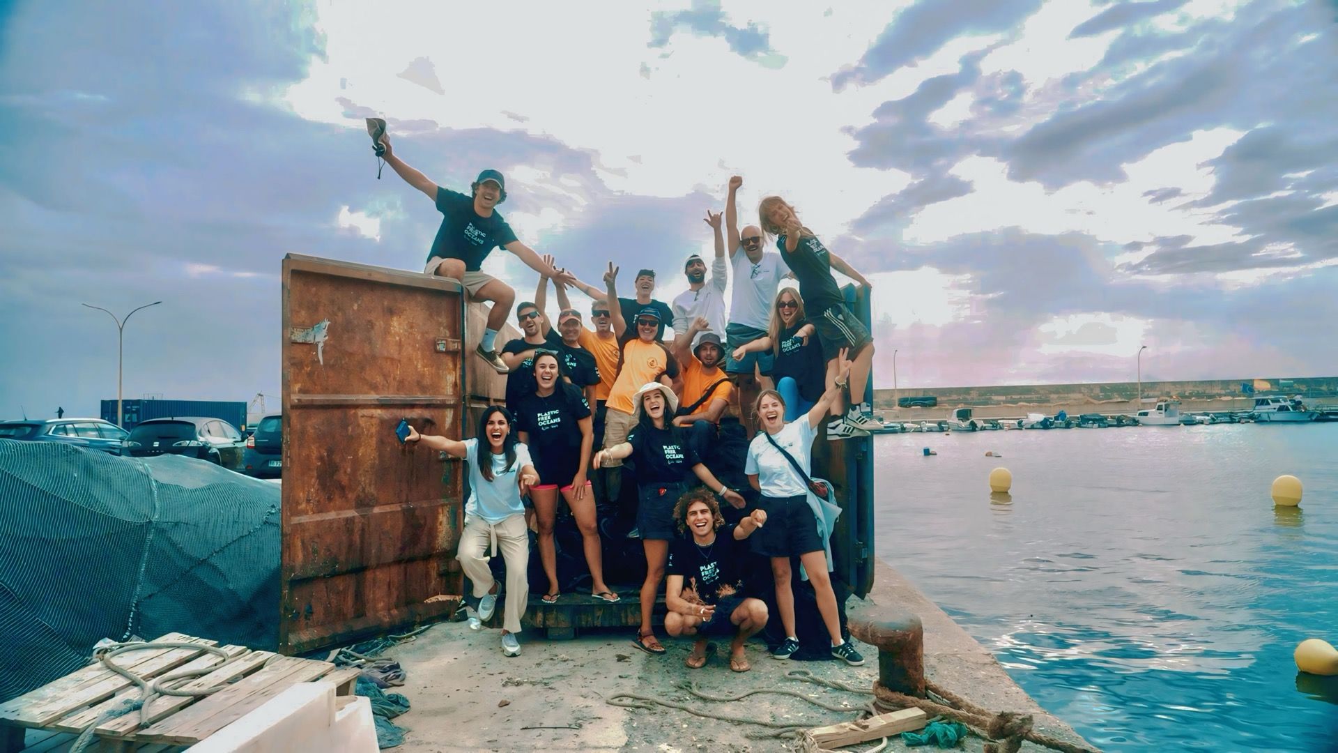 Gravity Wave alcanza el millón de kilos de plástico retirados del mar y puertos del Mediterráneo