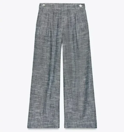 10. Pantalón wide leg de lino – 29,95 €