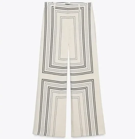 2. Pantalón de vestir estampado – 22,99 €