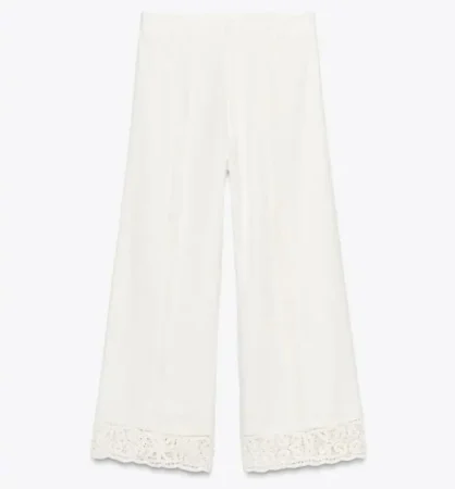 4. Pantalón con detalles de crochet – 19,99 €
