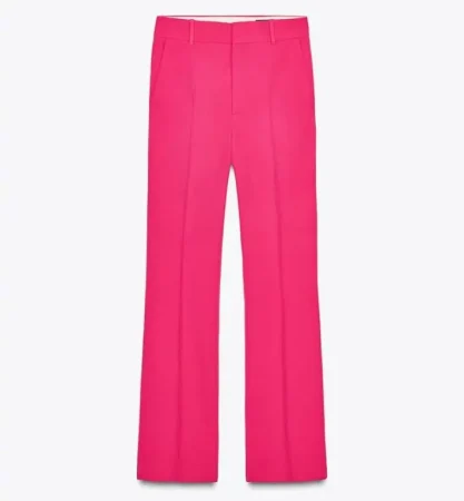 9. Pantalón flare rosa fucsia – 25,99 €