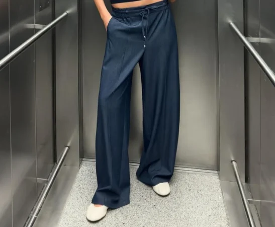 1. Vaqueros de verano elásticos y amplios (€ 27,95)