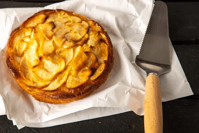 vista de angulo alto del postre en la mesa Merca2.es