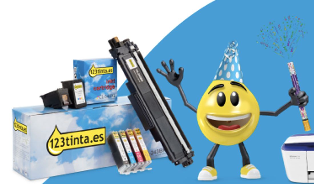 123tinta.es: cuarto aniversario como modelo de referencia en el sector ecommerce de cartuchos y toners