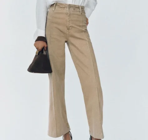 7. Vaqueros con costura beige promedio (€ 29,95)