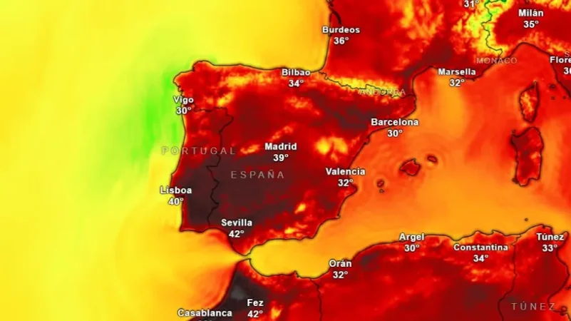 Comunidades más afectadas por el calor esta semana