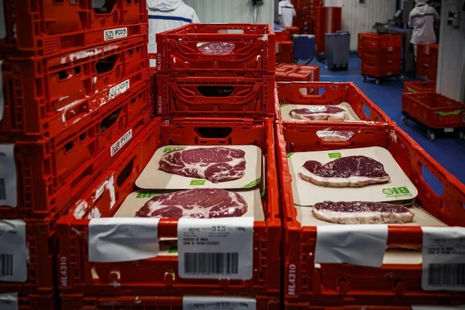 ¿Por qué la carne adquiere tonos extraños a pesar de estar perfectamente sellada dentro de su embalaje en diversas condiciones inusuales?