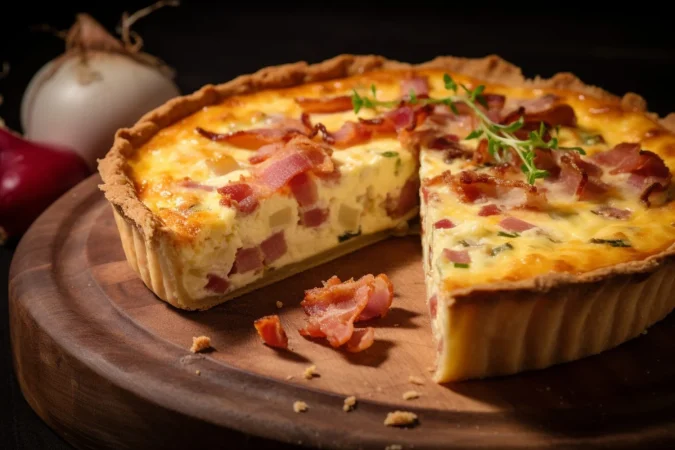 quiche lorraine con un rico relleno delicioso quiche loraine fotografia de comida Merca2.es