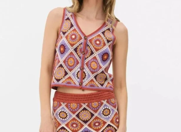 Chaleco de crochet: apuesta por el estilo boho chic