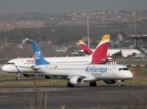 Aviones de Air Europa e Iberia. Fuente: Agencias