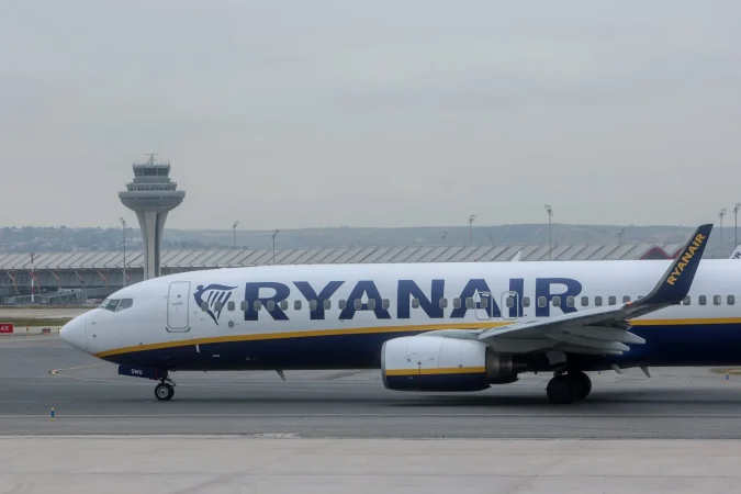 Avión de Ryanair. Fuente: Agencias