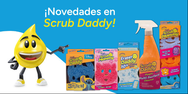 123tinta.es amplía su catálogo con la incorporación de la gama de limpieza de Scrub Daddy