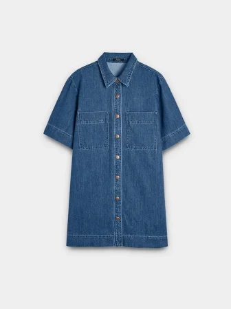 El toque denim que no puede faltar: el minivestido vaquero de Parfois