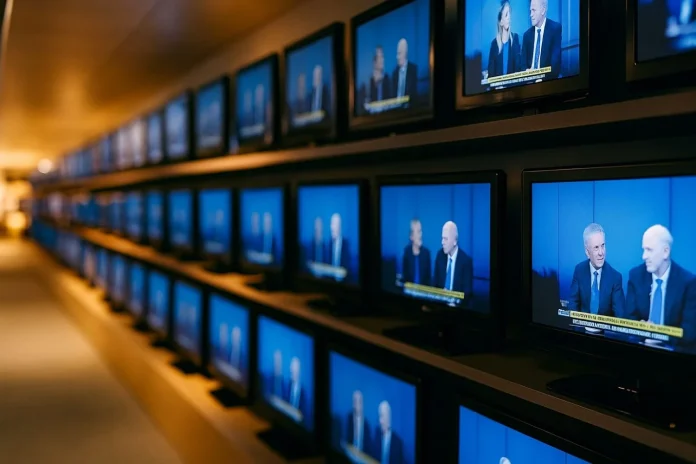 Medios europeos televisores pluralidad informativa en pantalla