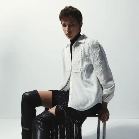 El romanticismo de las blusas bordadas