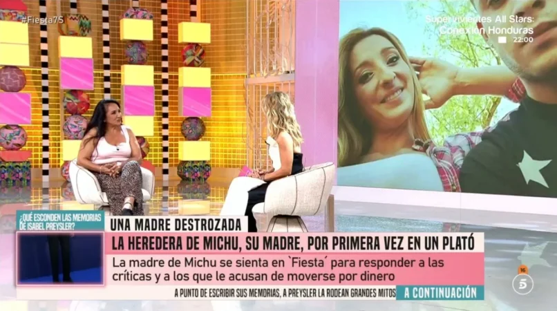 Inmaculada hablando en Fiesta Merca2.es