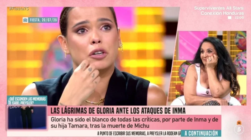 Inmaculada respondiendo a Gloria Camila Merca2.es