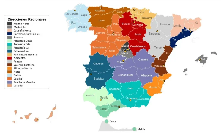 Mapfre. Direcciones Regionales Merca2.es