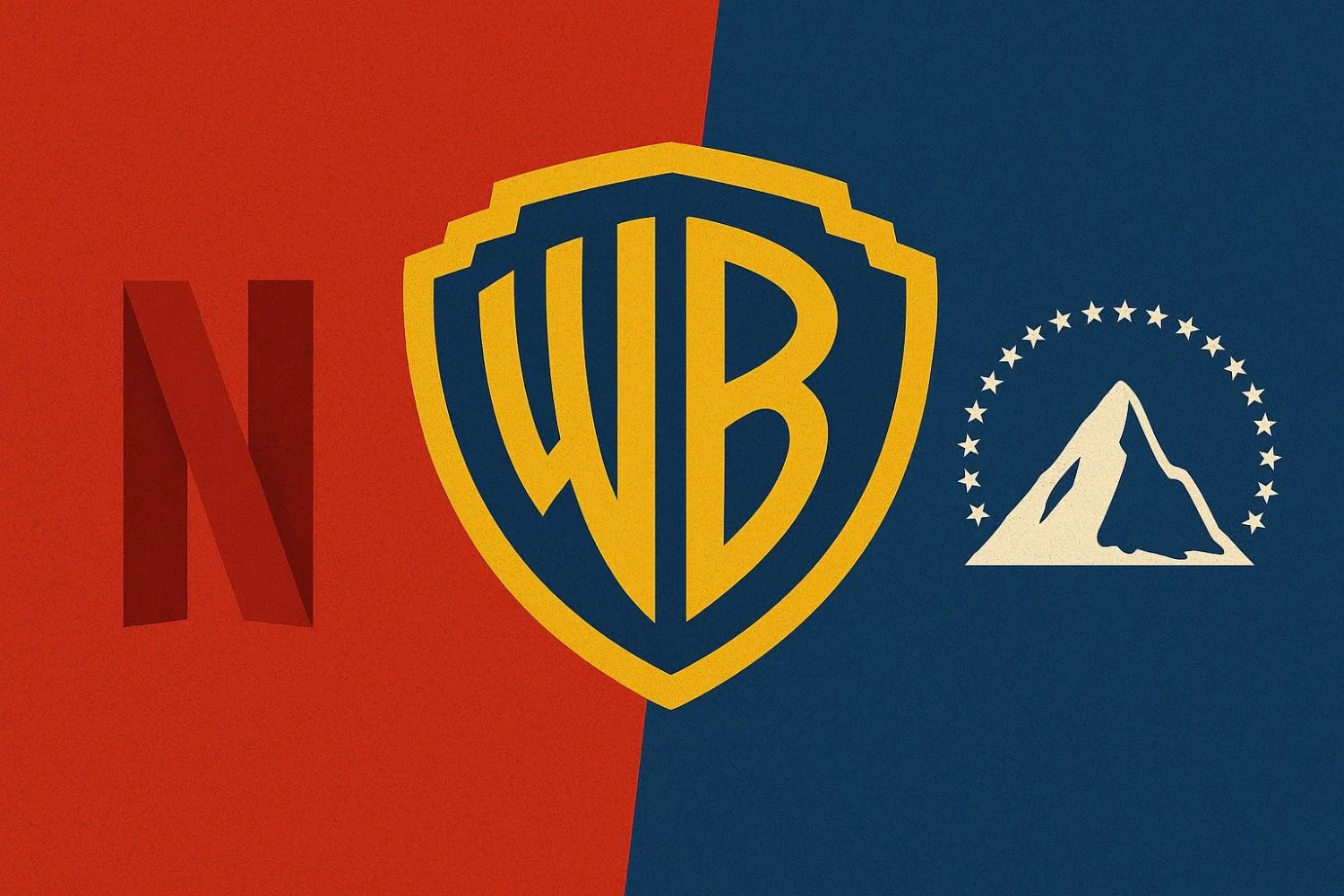 Netflix y Paramount van por Warner. Fuente: Agencias