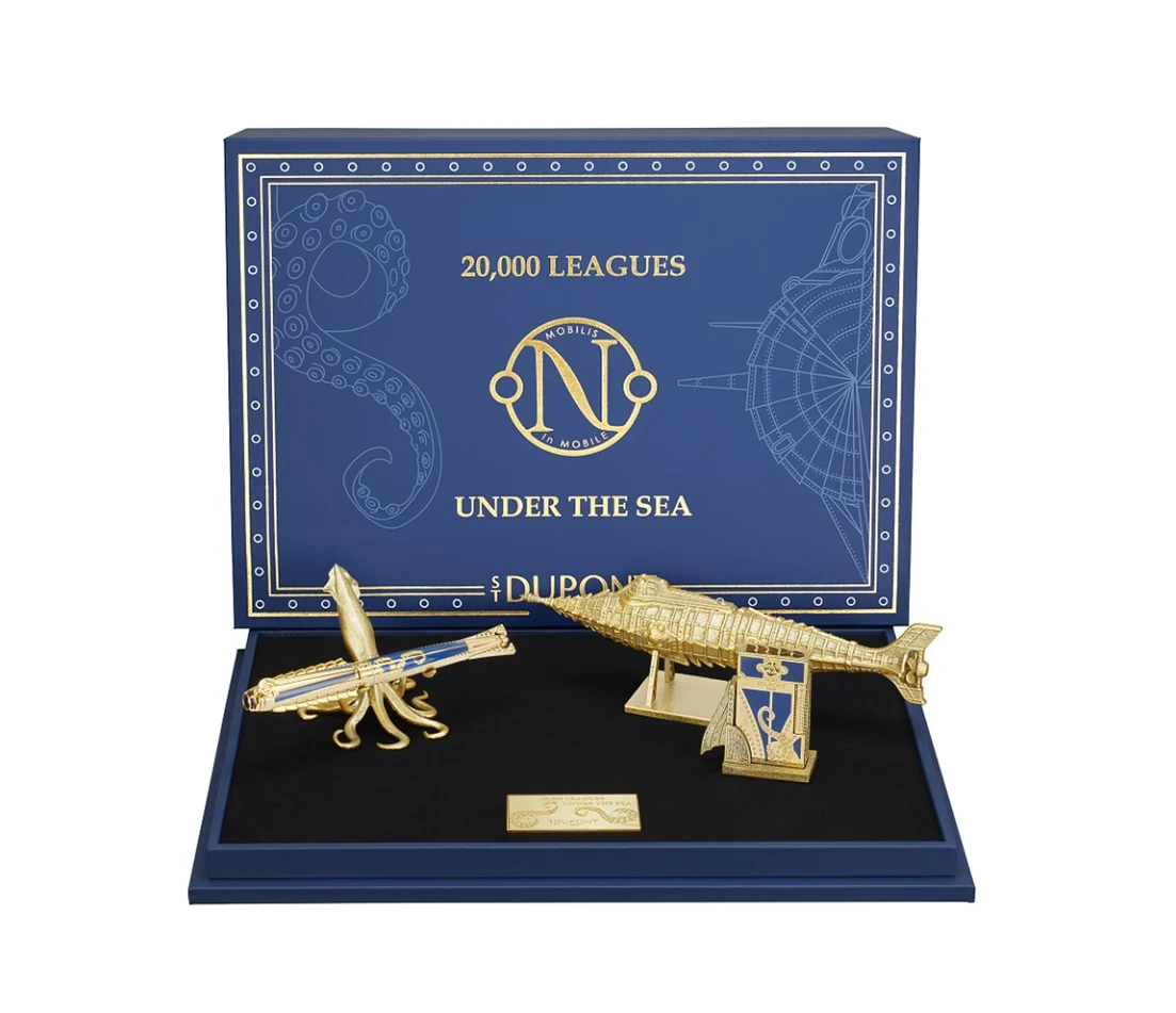 S.T. Dupont presenta sus novedades: Romeo y Julieta y 20.000 Leguas de Viaje Submarino 4 Merca2.es Estuche ST Dupont de la coleccion 20.000 Leguas de Viaje Submarino Merca2.es