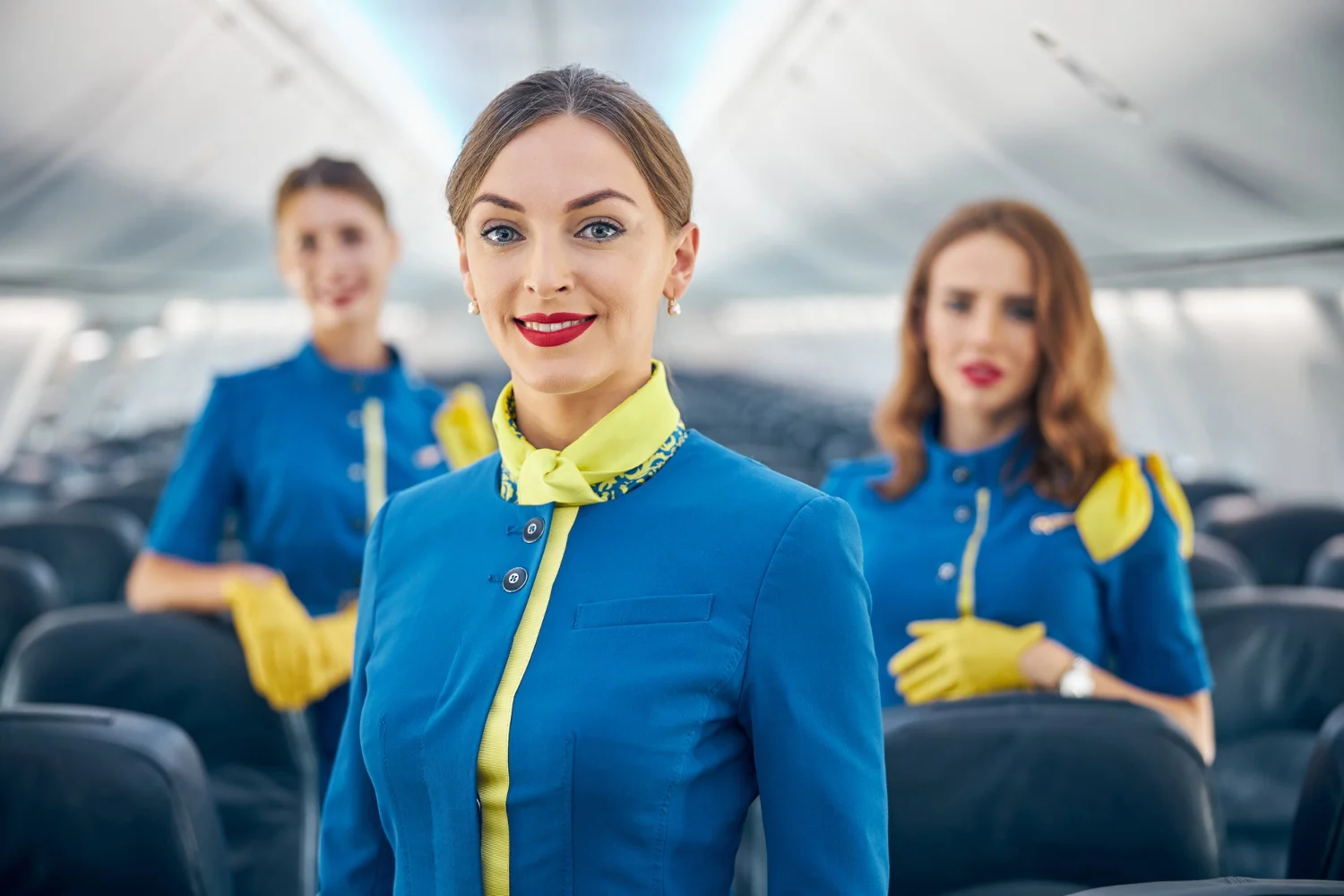 La prueba definitiva de que la advertencia de Soledad Botoe es seria es observar qué hace la propia tripulación de cabina en un avión. Fuente: Freepik
