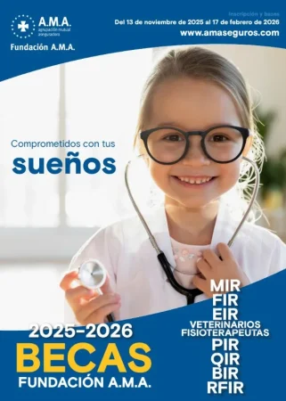 Cartel Becas Sanitarios Fundación A.M.A.