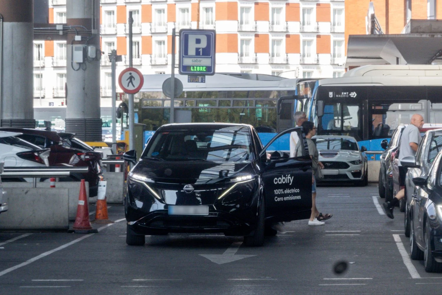 Un vehículo de Cabify, a 31 de julio de 2025, en Madrid (España). Fuente: Agencias