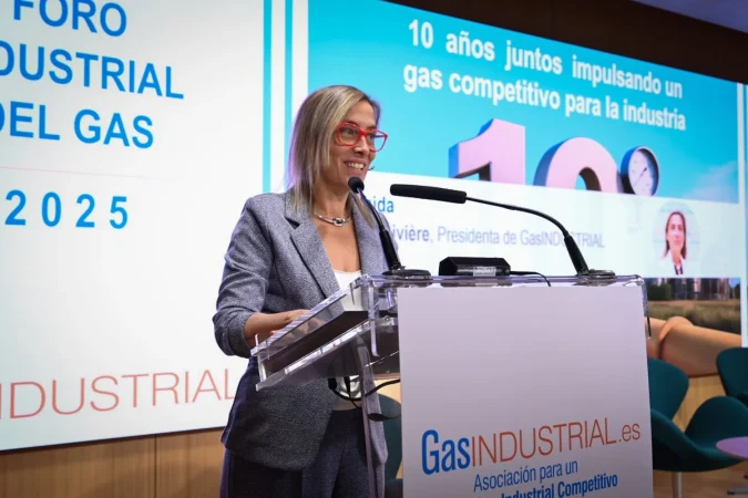 GasIndustrial pide competitividad en el sector para lograr la des-carbonización 1 Merca2.es Verónica Rivière, presidenta de GasIndustrial. Fuente: GasIndustrial