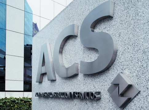 ACS logo en piedra