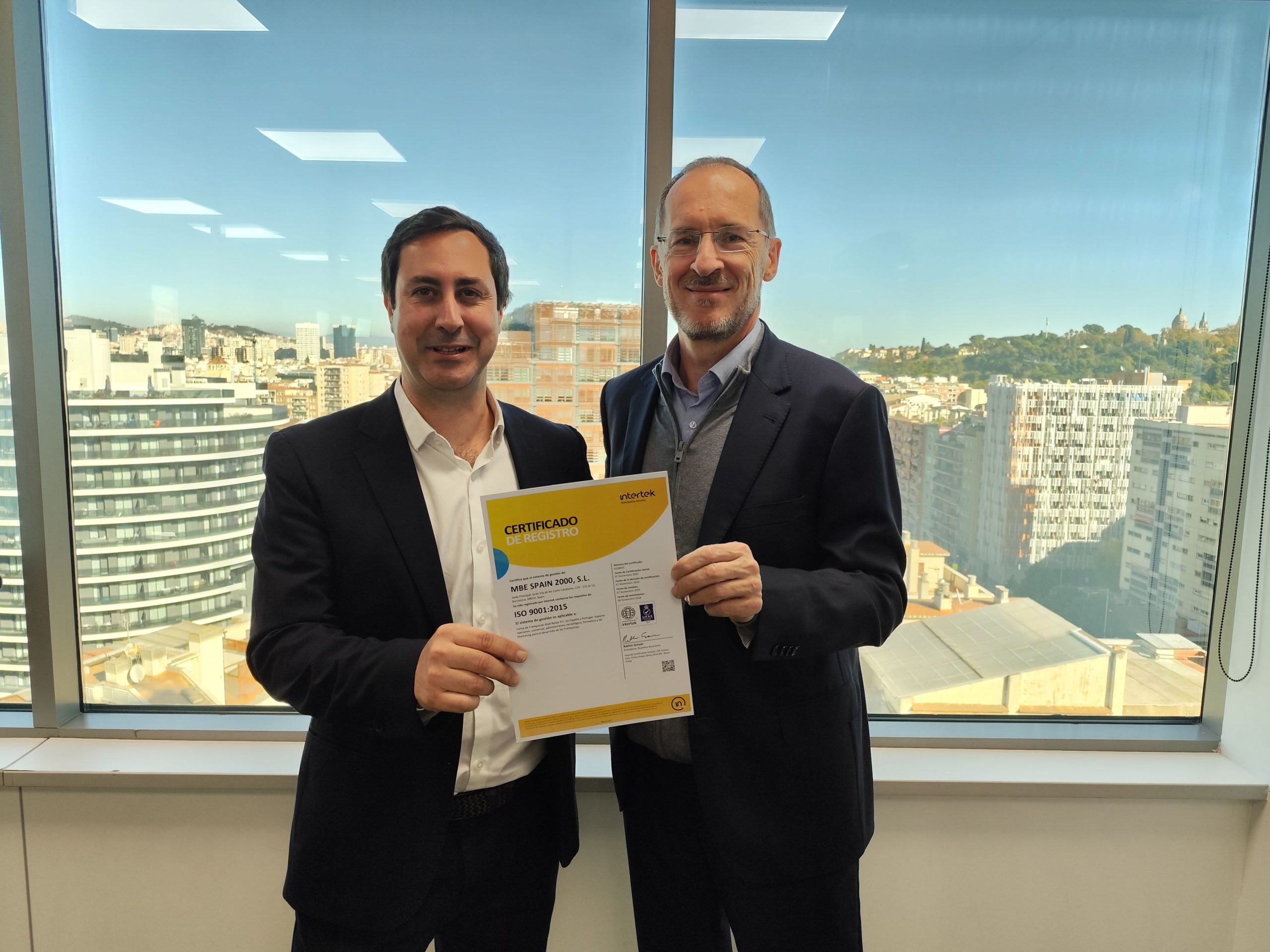 Mail Boxes Etc. obtiene la certificación ISO 9001:2015 en su sede central de España y Portugal