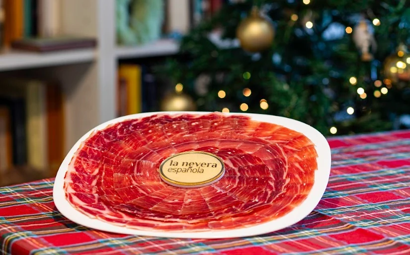 Plato de jamon de bellota. La Nevera Espanola Merca2.es