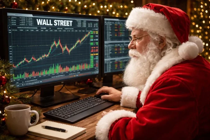 Con todos los ojos de los inversores puestos en si hay o no rally de Navidad o de Santa Claus. Imagen: Merca2