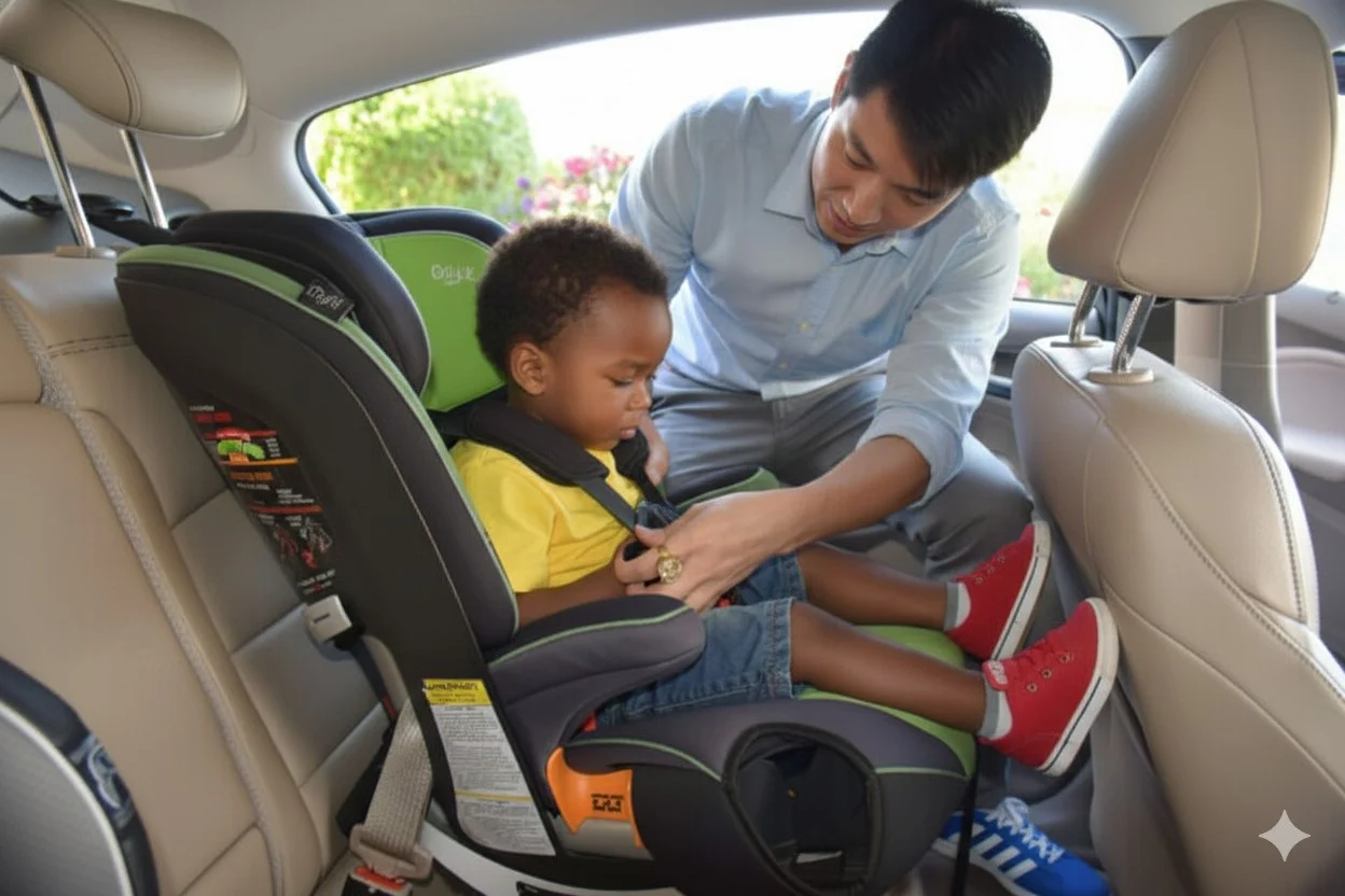 Multa 200€ por niño sin SRI: el fallo de sillita que todos dan