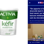 Según la tv francesa, el Kéfir (como Activia de Danone), tiene trazas de alcohol