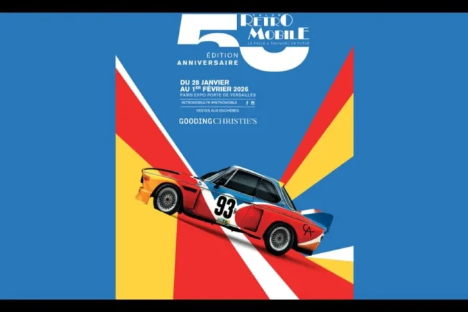 del 28 de enero al 1 de febrero del 2026, en el Parque de Exposiciones de la Puerta de Versalles. Imagen: Retromobile