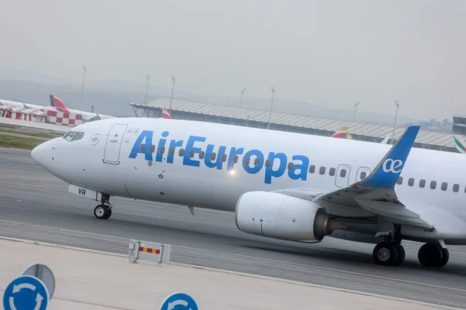 Avión de Air Europa en Barajas. Fuente: Agencias