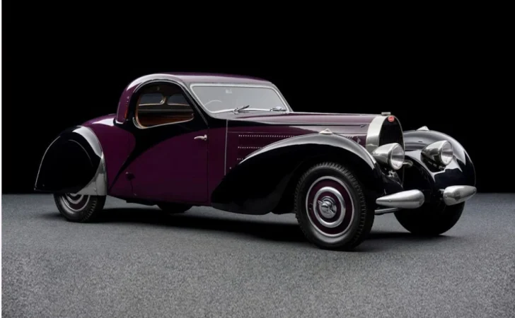 Bugatti Type 57C Atalante 1938. Imagen: Retromobile