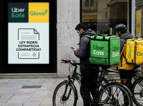 Imagen Ley rider para Uber Eats y Glovo Imagen Ley rider para Uber Eats y Glovo
