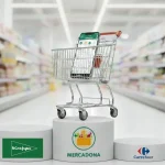 Mercadona lidera físico y digital mientras el resto de supermercados avanza a distinto ritmo en online
