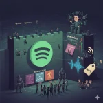 Los analistas siguen apostando por Spotify en medio de las controversias 3 Merca2 Spotify en 2026. Generado con IA