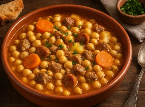 Resuelve la cena de toda la familia con este guiso de garbanzos: sabor casero por menos de 2 € la porción Resuelve la cena de toda la familia con este guiso de garbanzos: sabor casero por menos de 2 € la porción