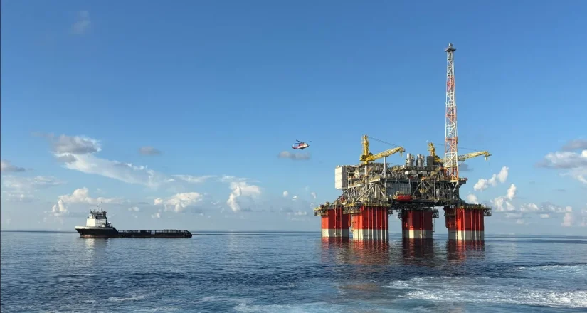 Plataforma marítima de Repsol. Fuente: Repsol