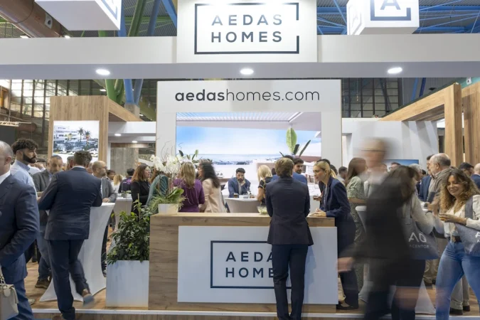 Stand de Aedas Homes. Imagen: Aedas Homes