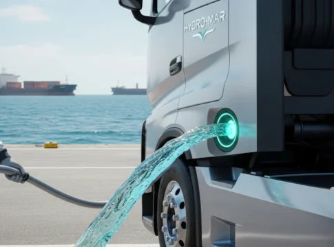 Agua de mar como combustible Se puede instalar en cualquier camión