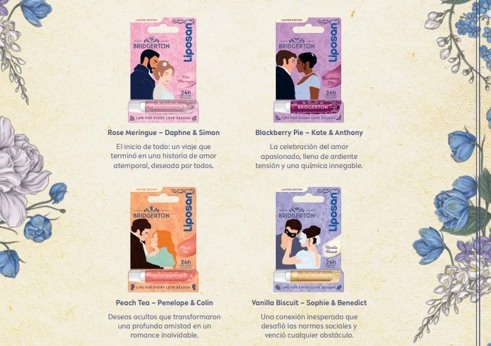 Liposan y Bridgerton se unen en una edición limitada que celebra el amor en todas sus formas