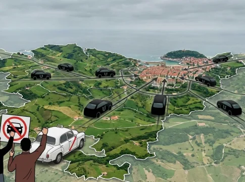 Imagen Uber en el País Vasco. Diseñado con Gemini Imagen Uber en el País Vasco. Diseñado con Gemini